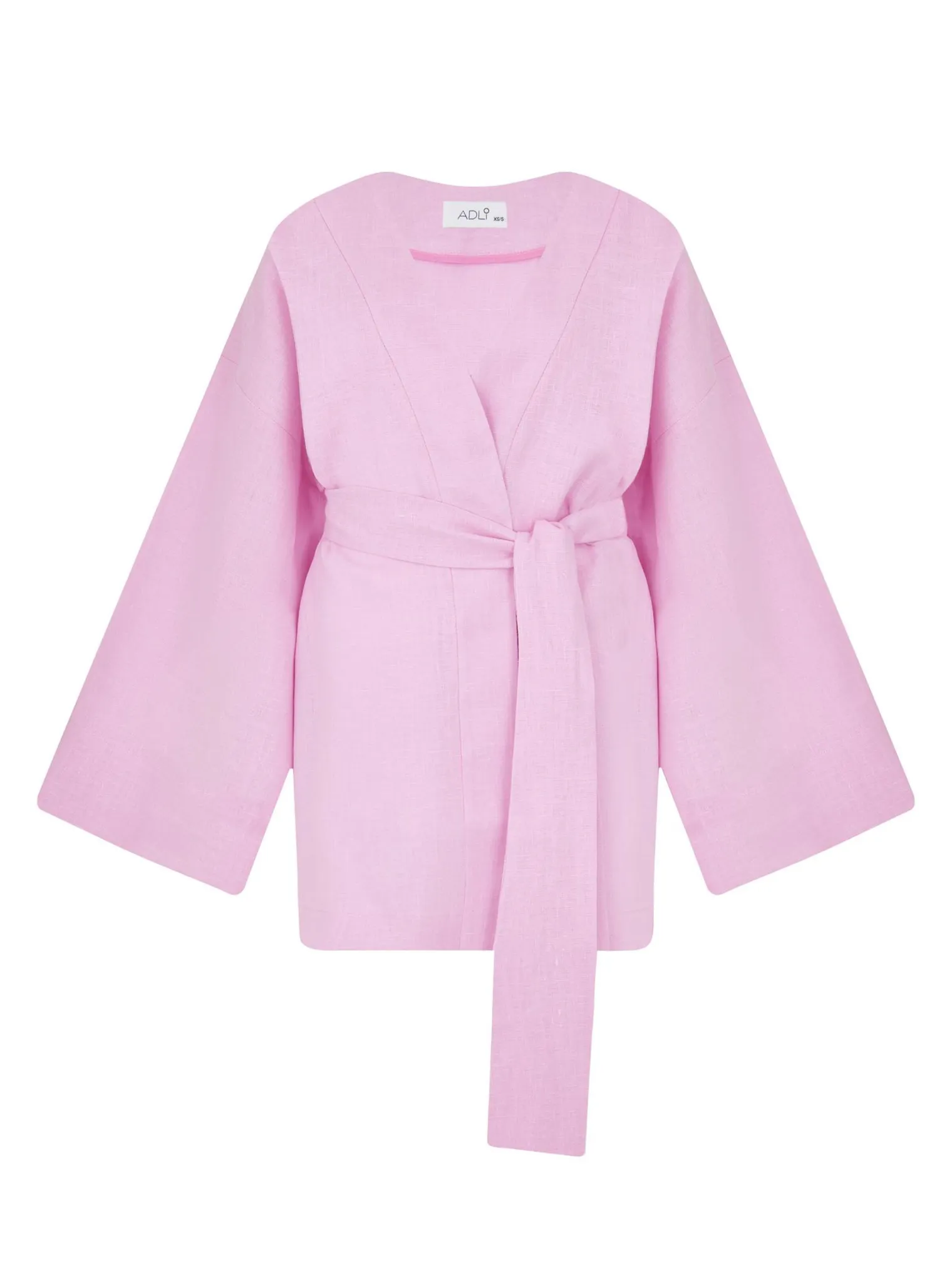 Кимоно с поясом цвета пион фото 10