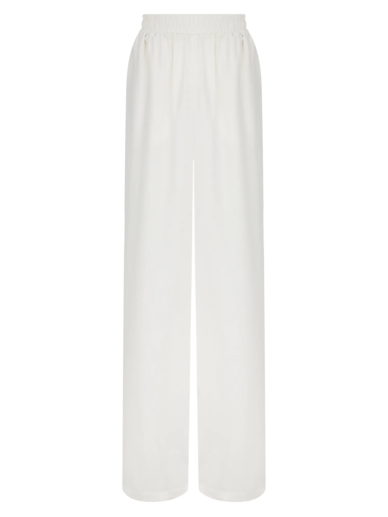 Брюки прямого кроя с карманами цвета тофу фото 7