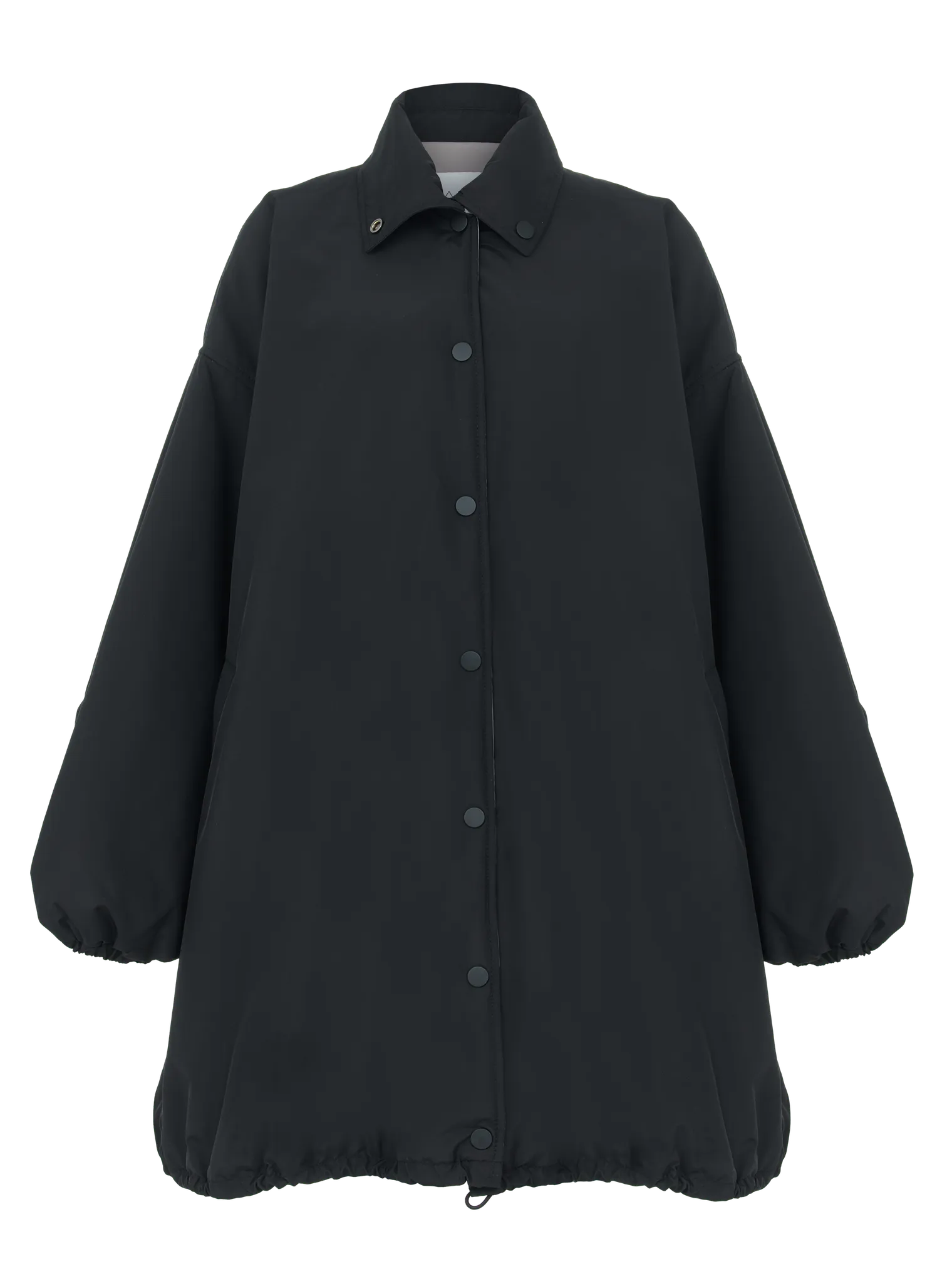 Парка двухсторонняя утепеленная цвета чёрный/серый фото 9