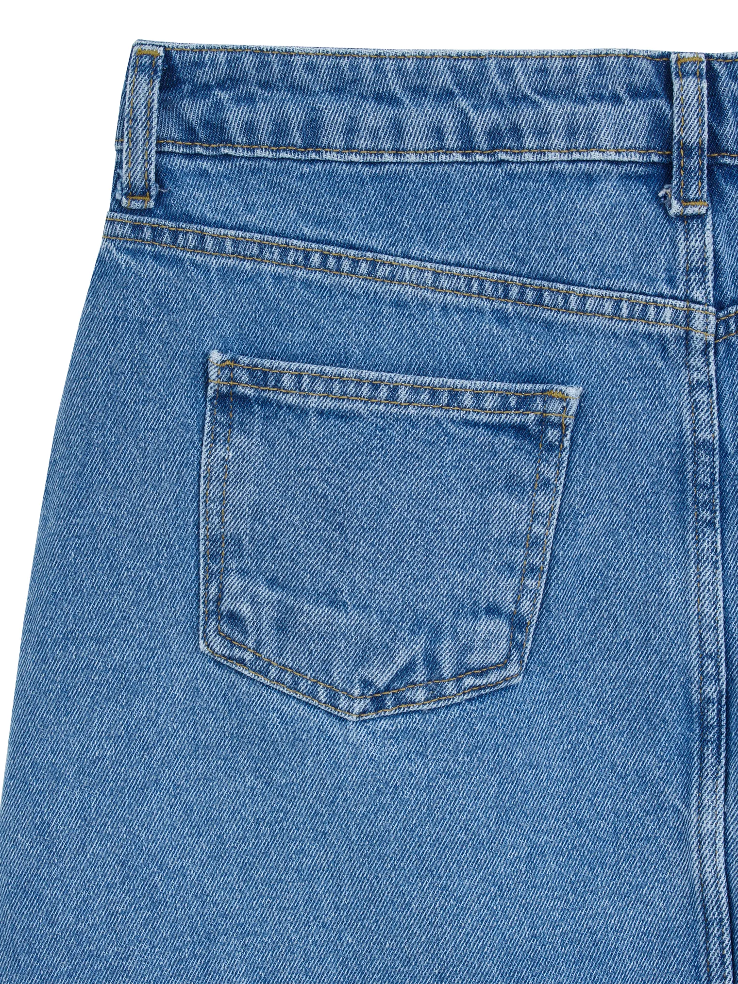 Юбка джинсовая голубого цвета фото 2