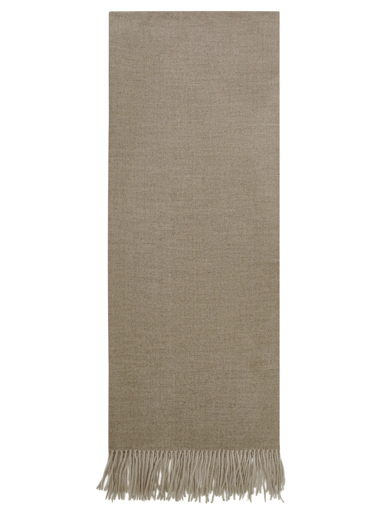 Палантин однотонный из вискозы бежевого цвета фото 2