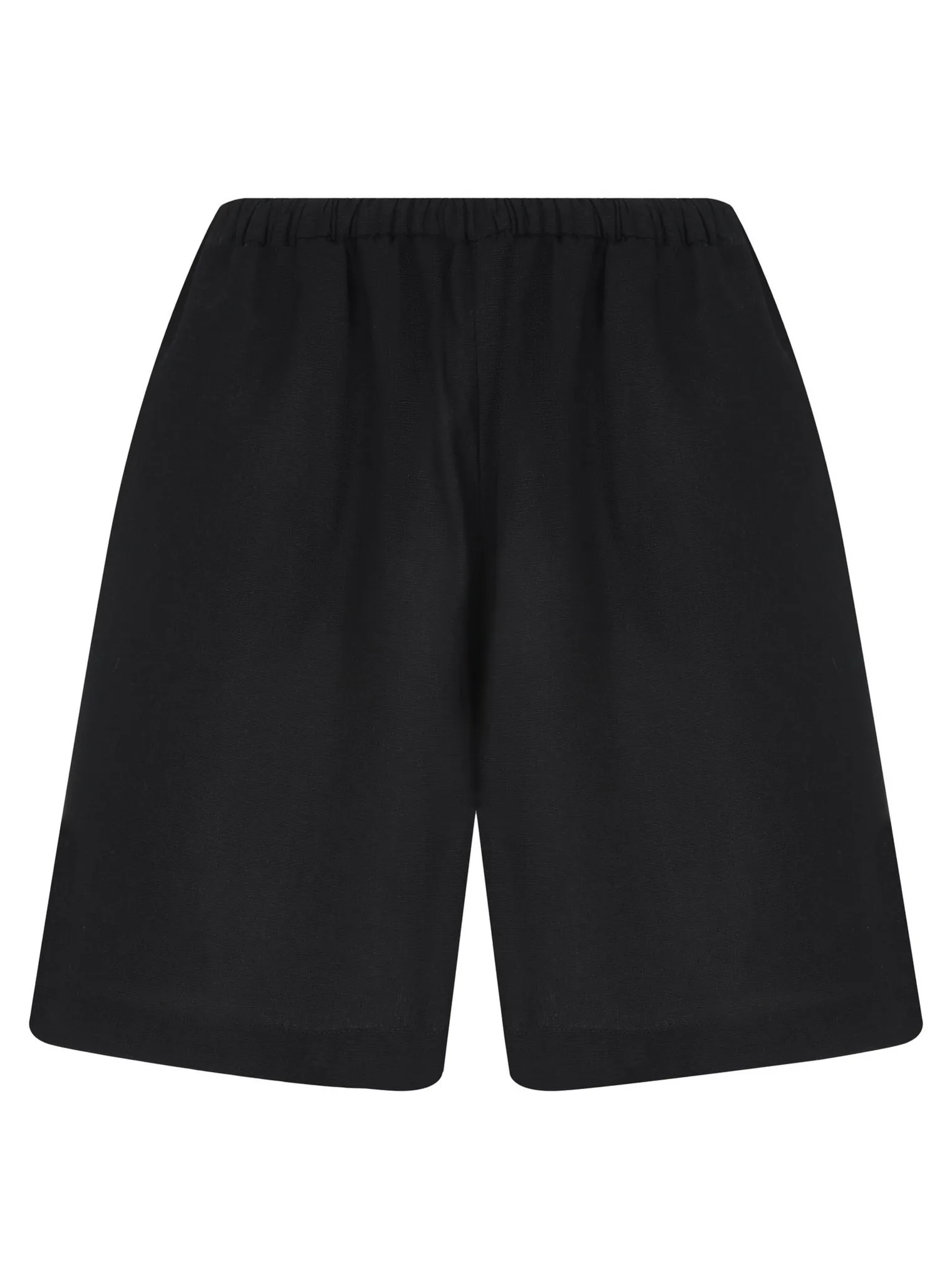 Шорты изо льна чёрного цвета фото 8