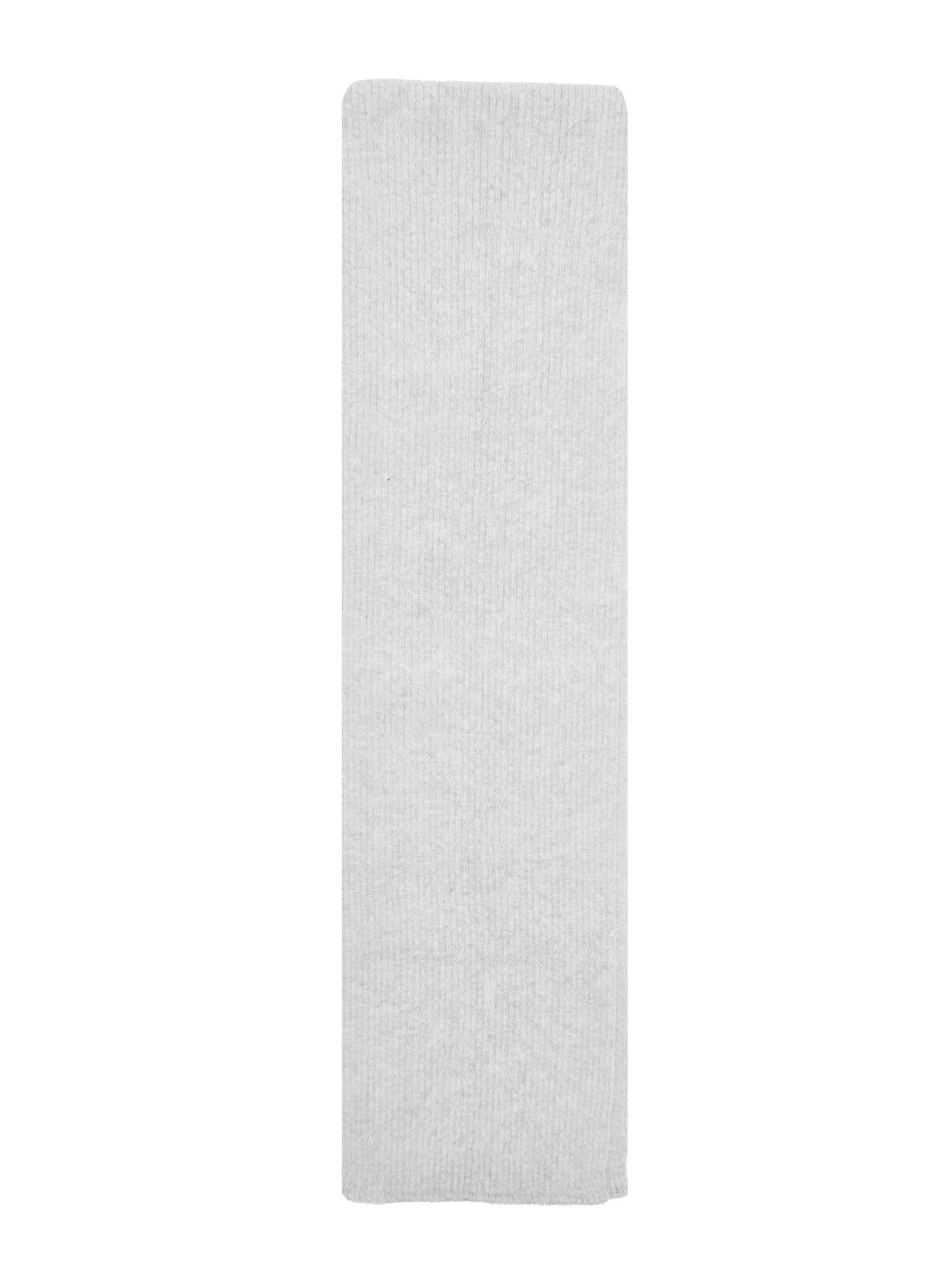 Шарф из ангоры серого цвета фото 2