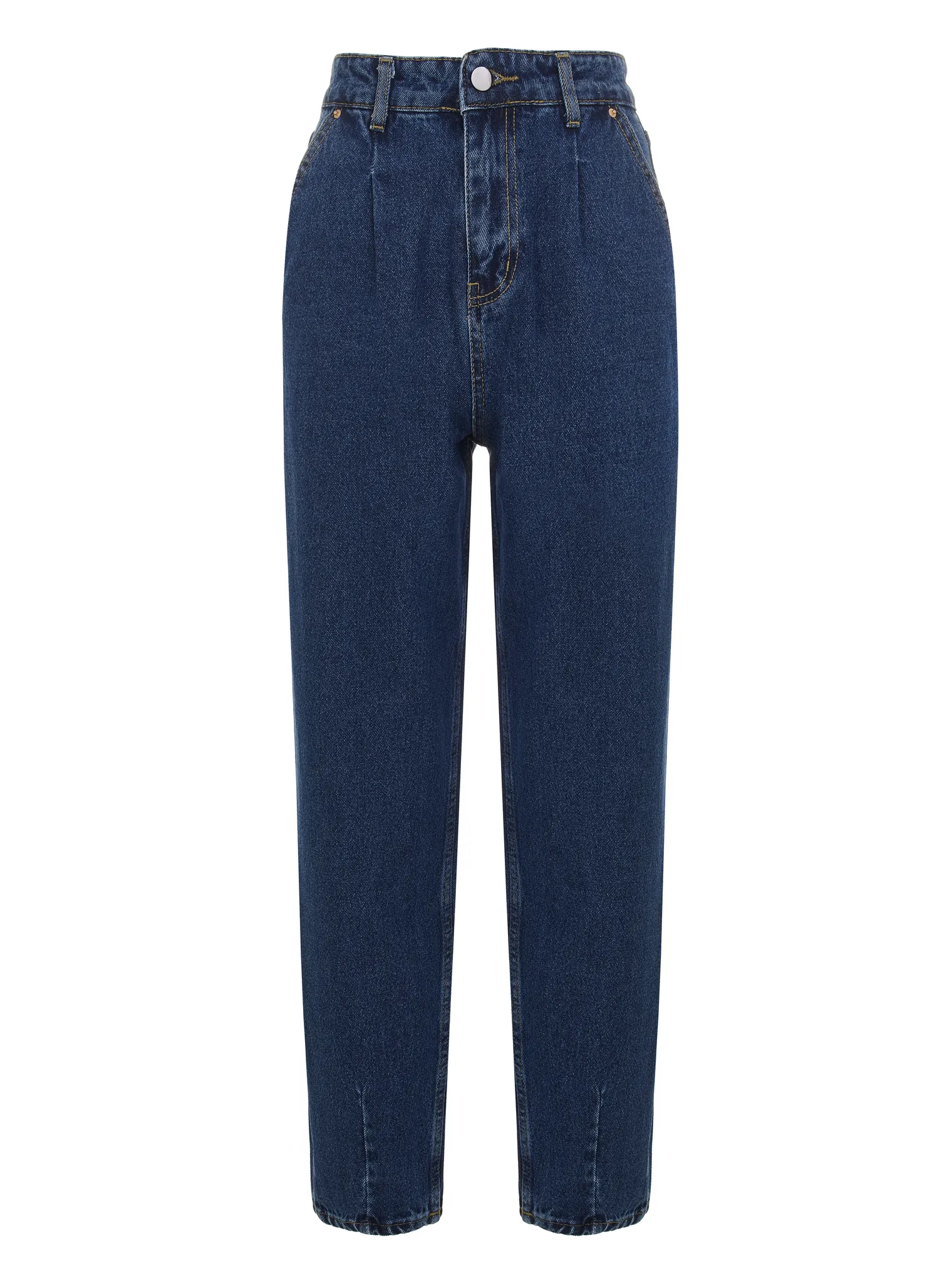 Джинсы с завышенной посадкой Balon тёмно-синего цвета фото 1