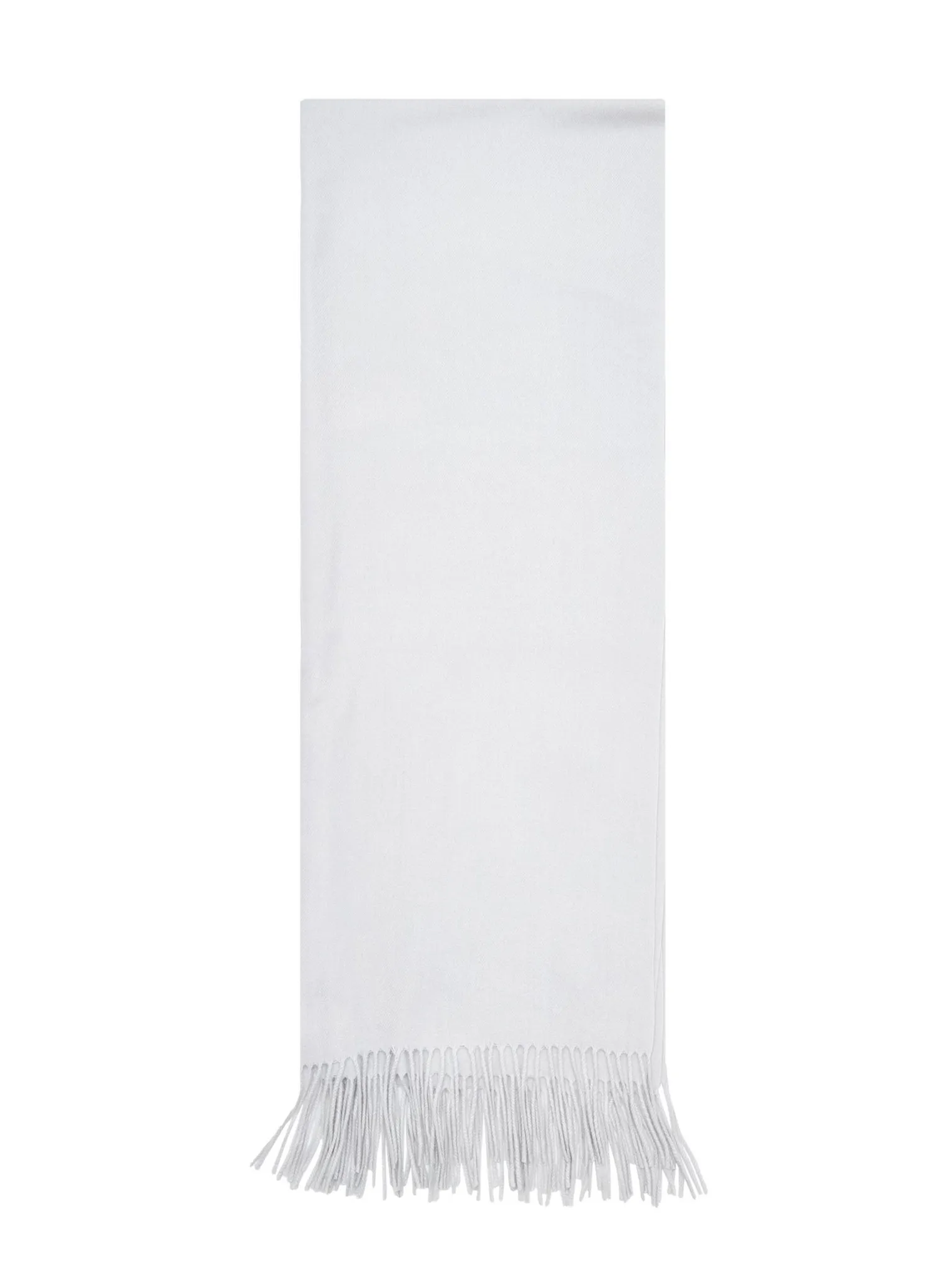 Палантин однотонный из вискозы пепельного цвета фото 2