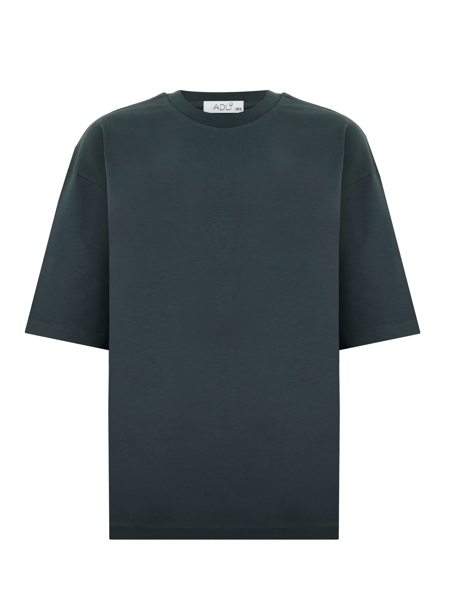 Футболка свободного кроя дымчатого цвета фото 1