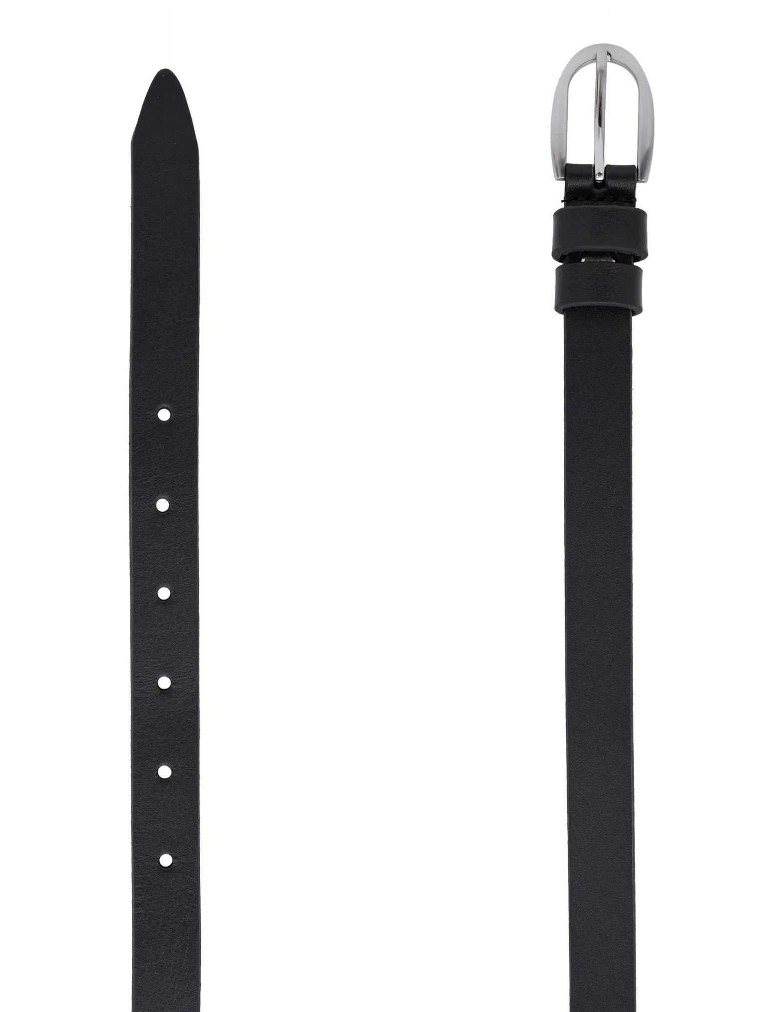 Ремень ручной работы чёрного цвета фото 2