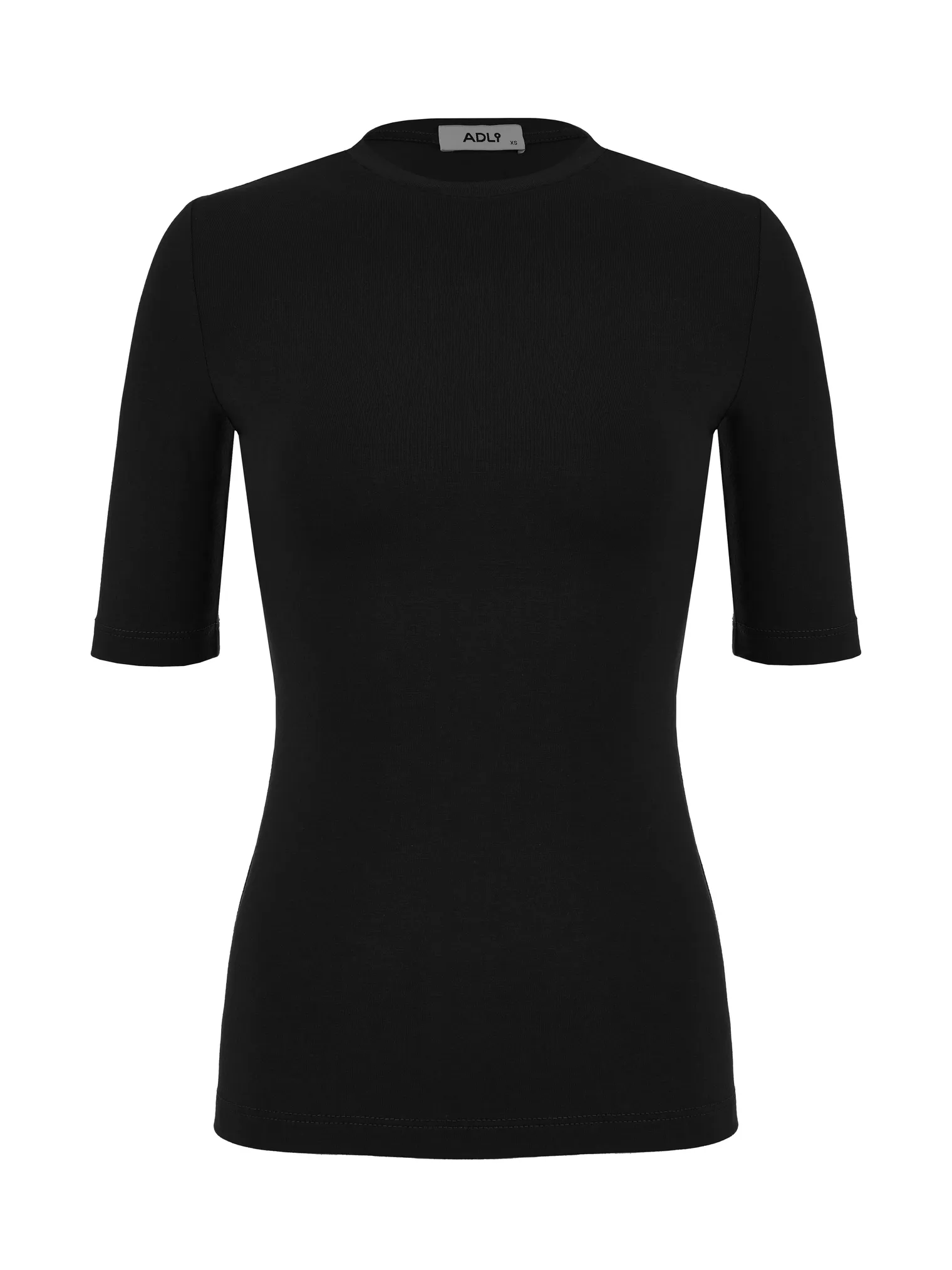 Майка из тонкого трикотажа чёрного цвета фото 7