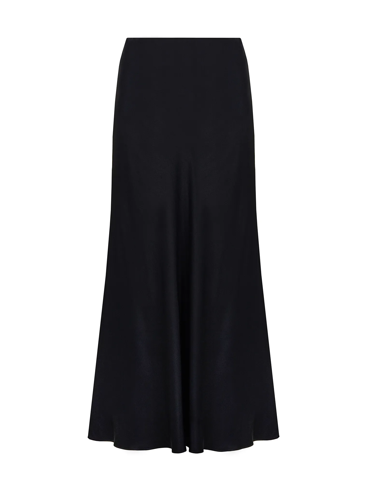 Юбка миди из вискозы чёрного цвета фото 9