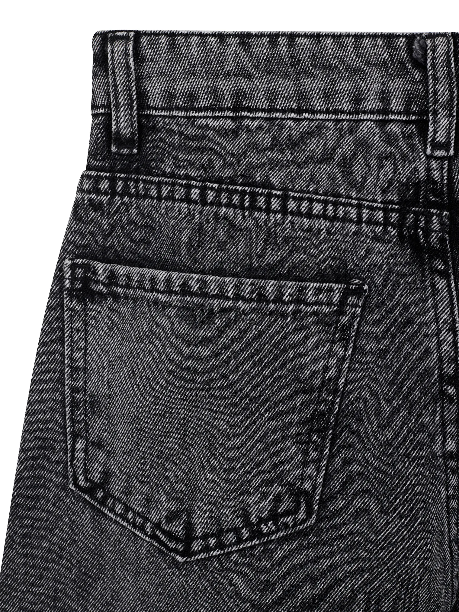 Джинсы с завышенной посадкой Slouchy графитового цвета фото 2