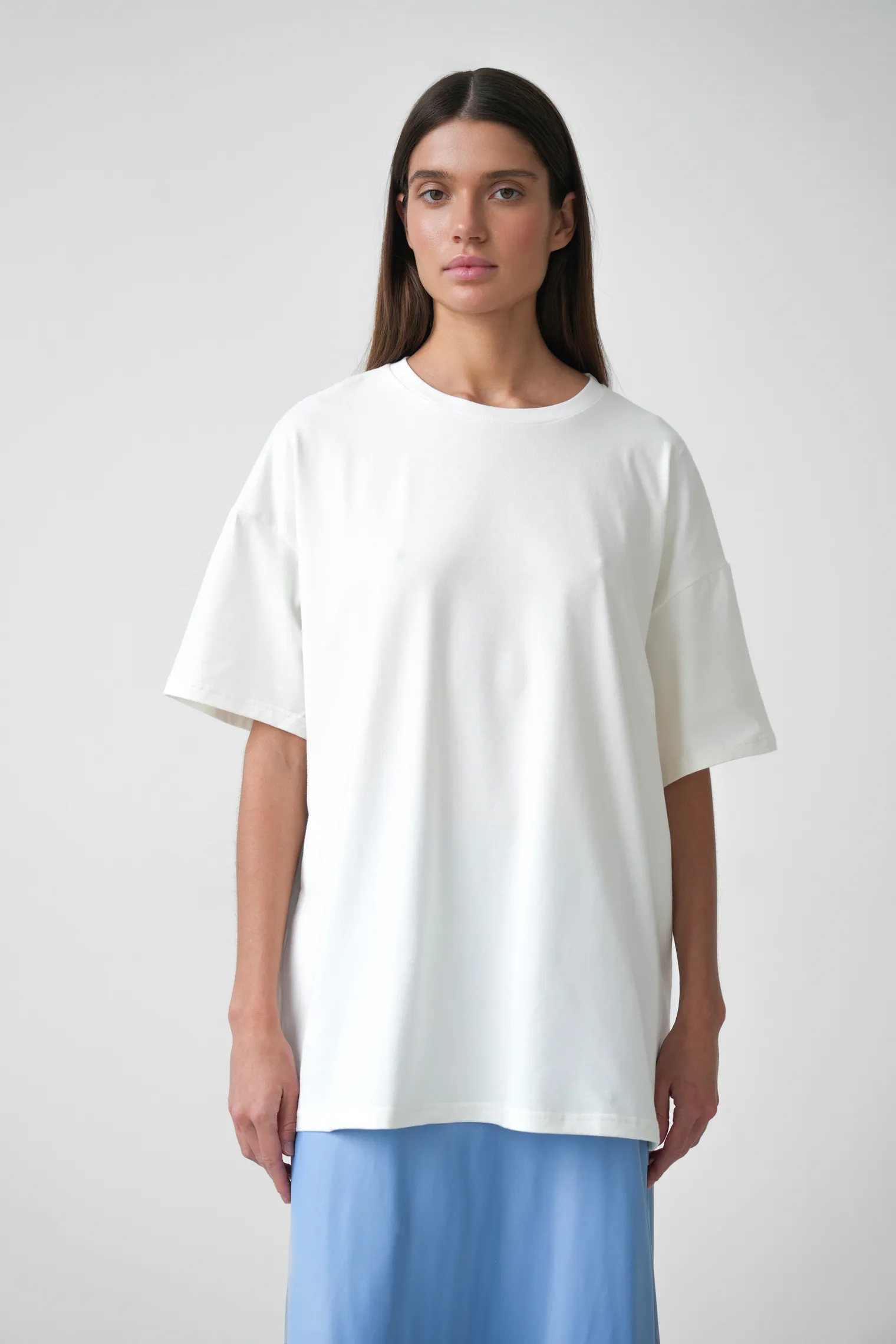 Футболка мужского кроя цвета тофу фото 1