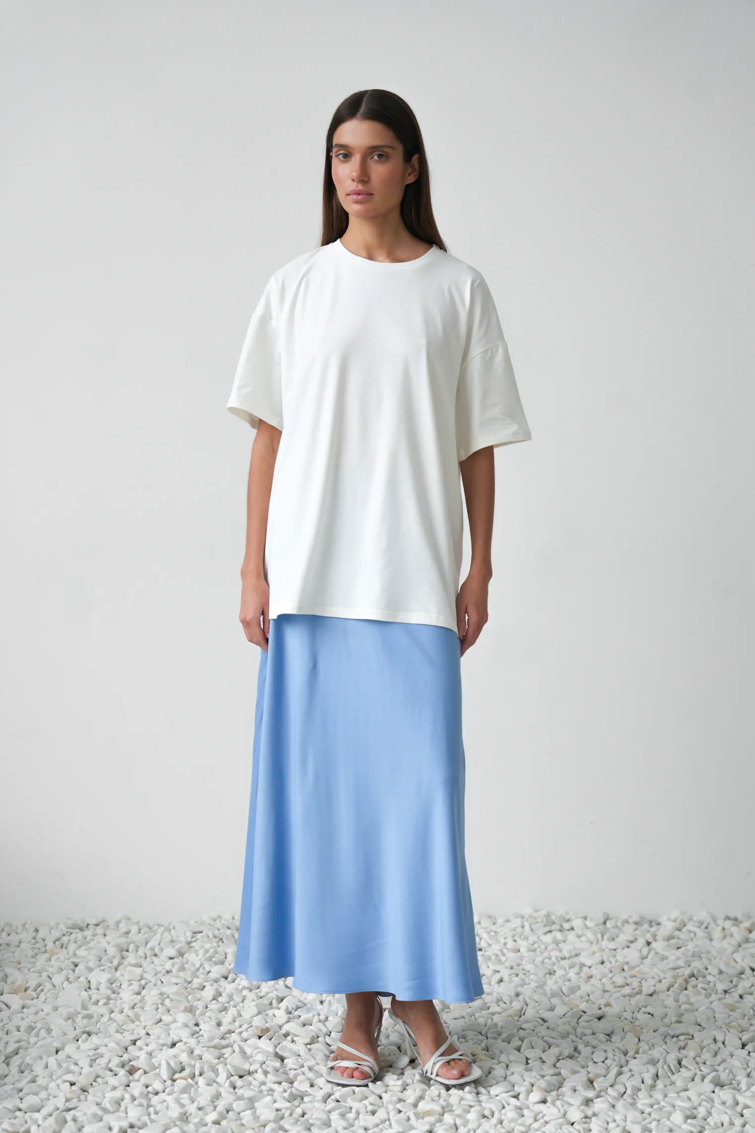 Футболка мужского кроя цвета тофу фото 3