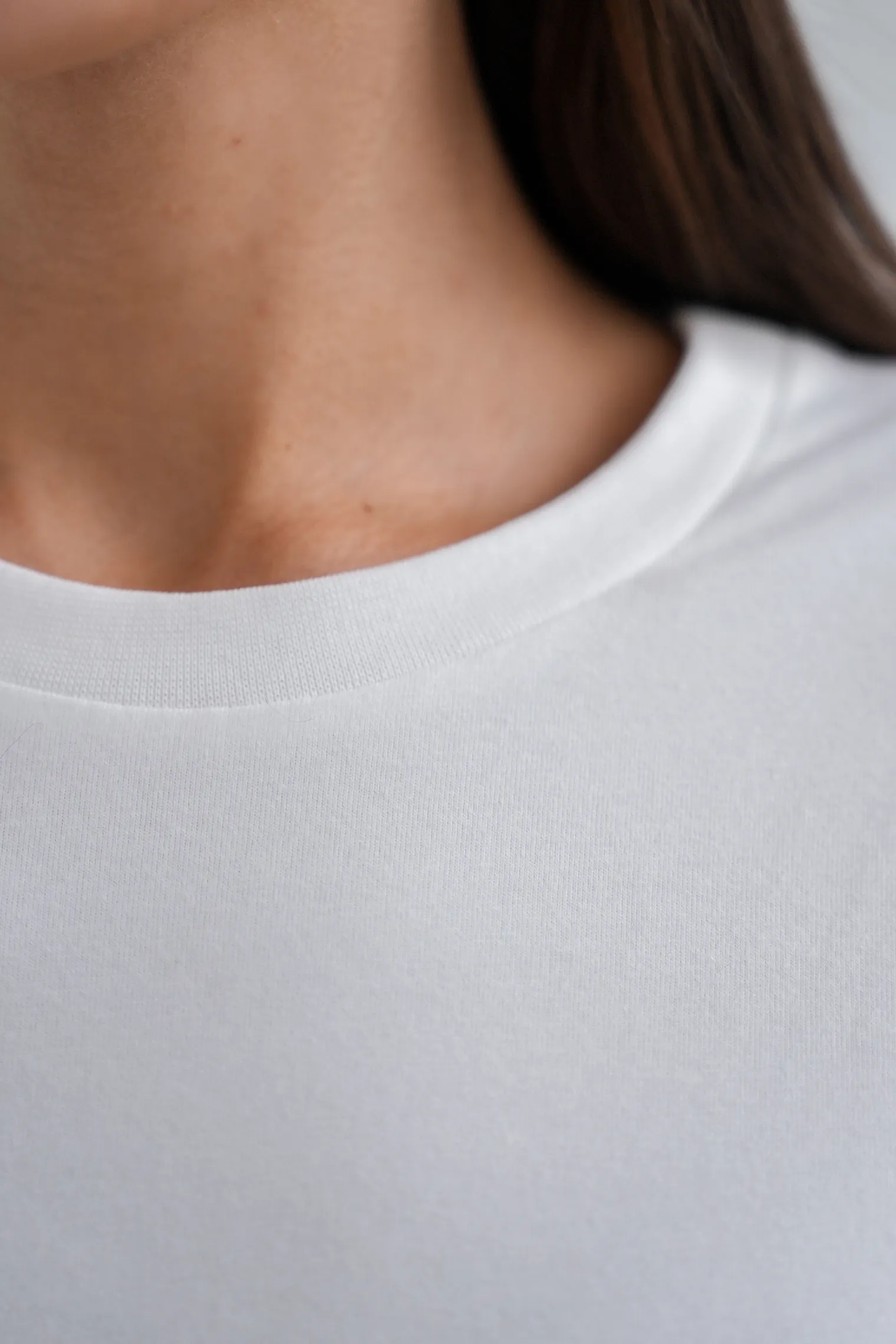 Лонгслив базовый цвета тофу фото 2