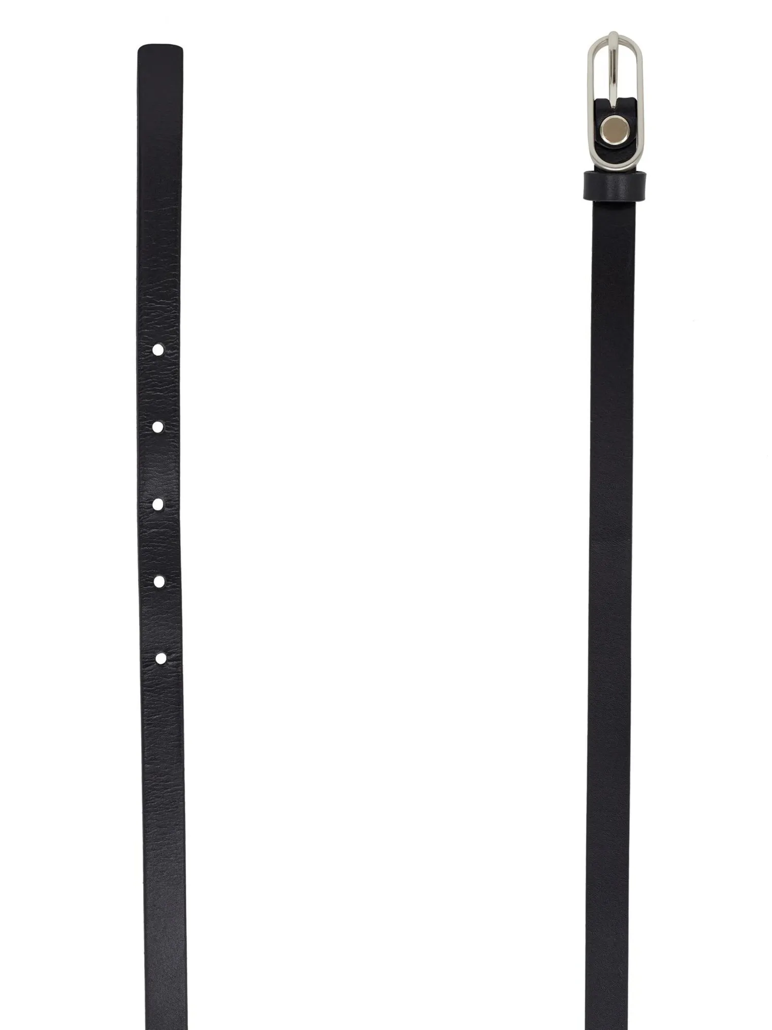 Ремень ручной работы чёрного цвета фото 2