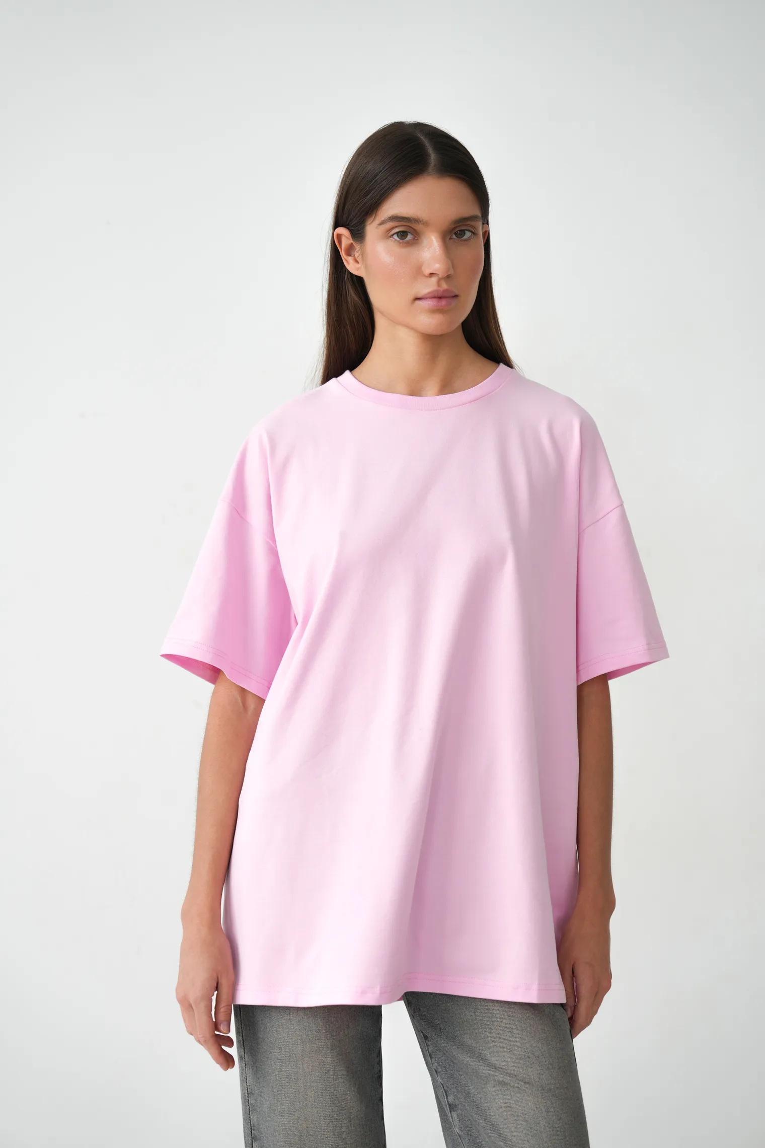 Футболка мужского кроя цвета пион фото 1