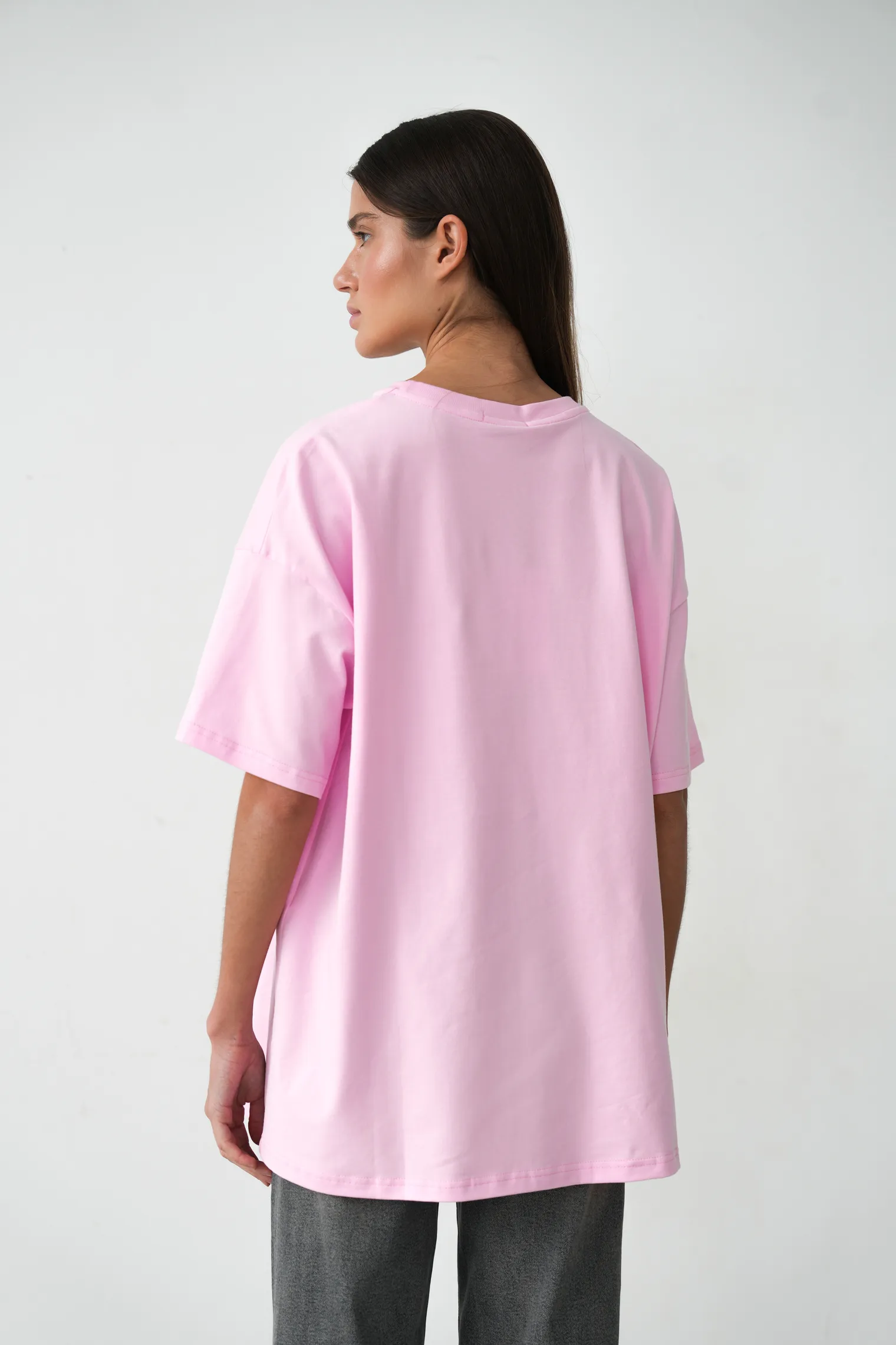 Футболка мужского кроя цвета пион фото 4