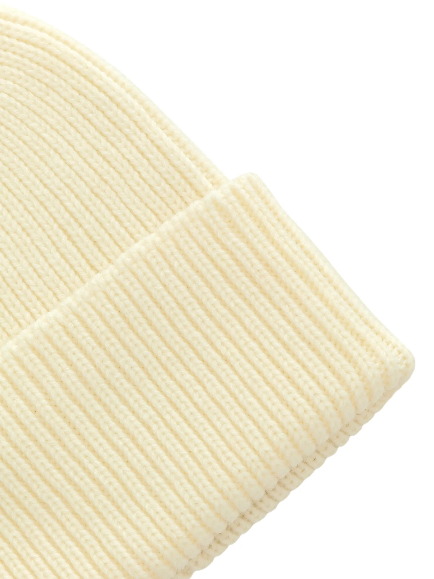 Шапка из шерсти мериноса молочного цвета фото 2