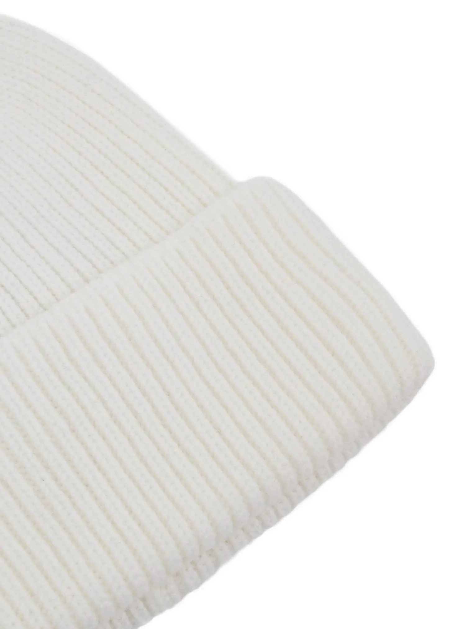 Шапка из шерсти мериноса молочного цвета фото 2