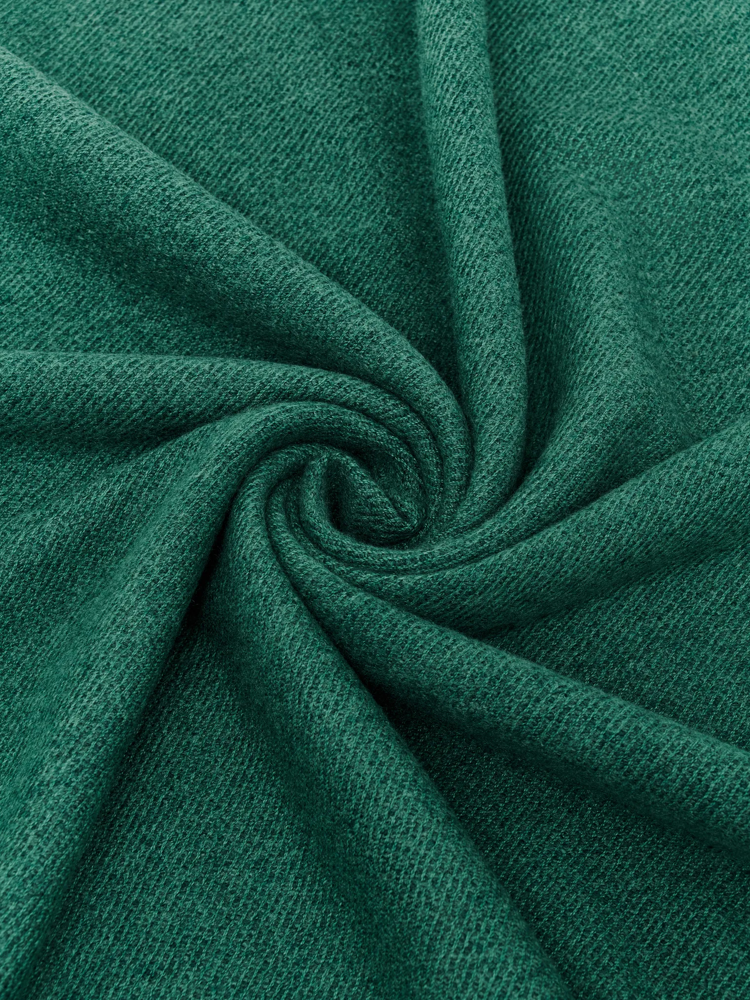 Палантин однотонный из вискозы в цвете ель фото 1