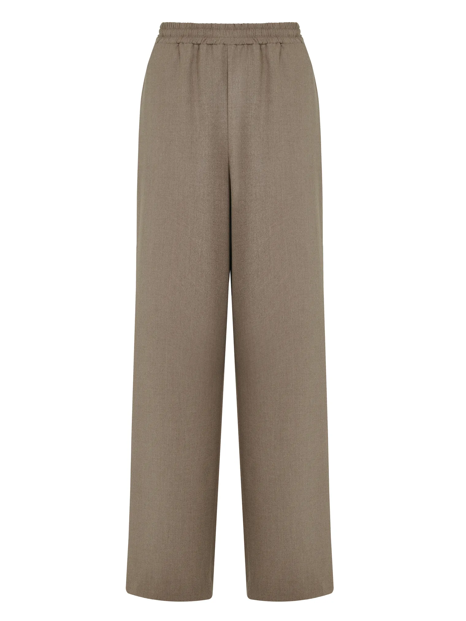 Брюки прямого кроя с карманами цвета мускатный орех фото 7