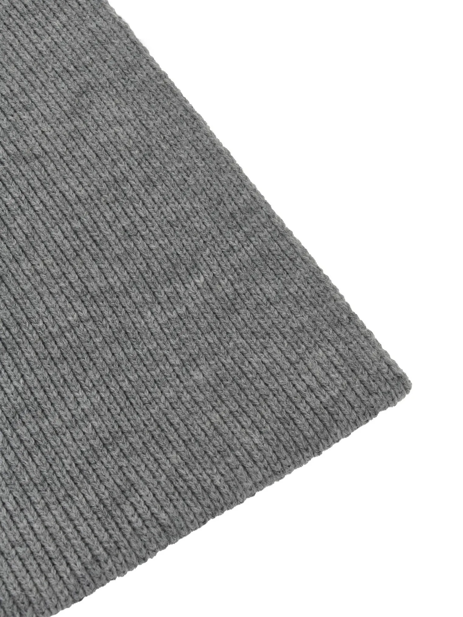 Шарф из шерсти мериноса пепельного цвета фото 1