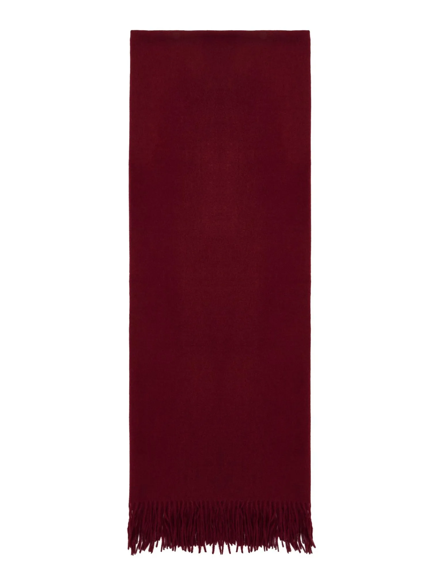 Палантин однотонный из вискозы цвета бургундия фото 2