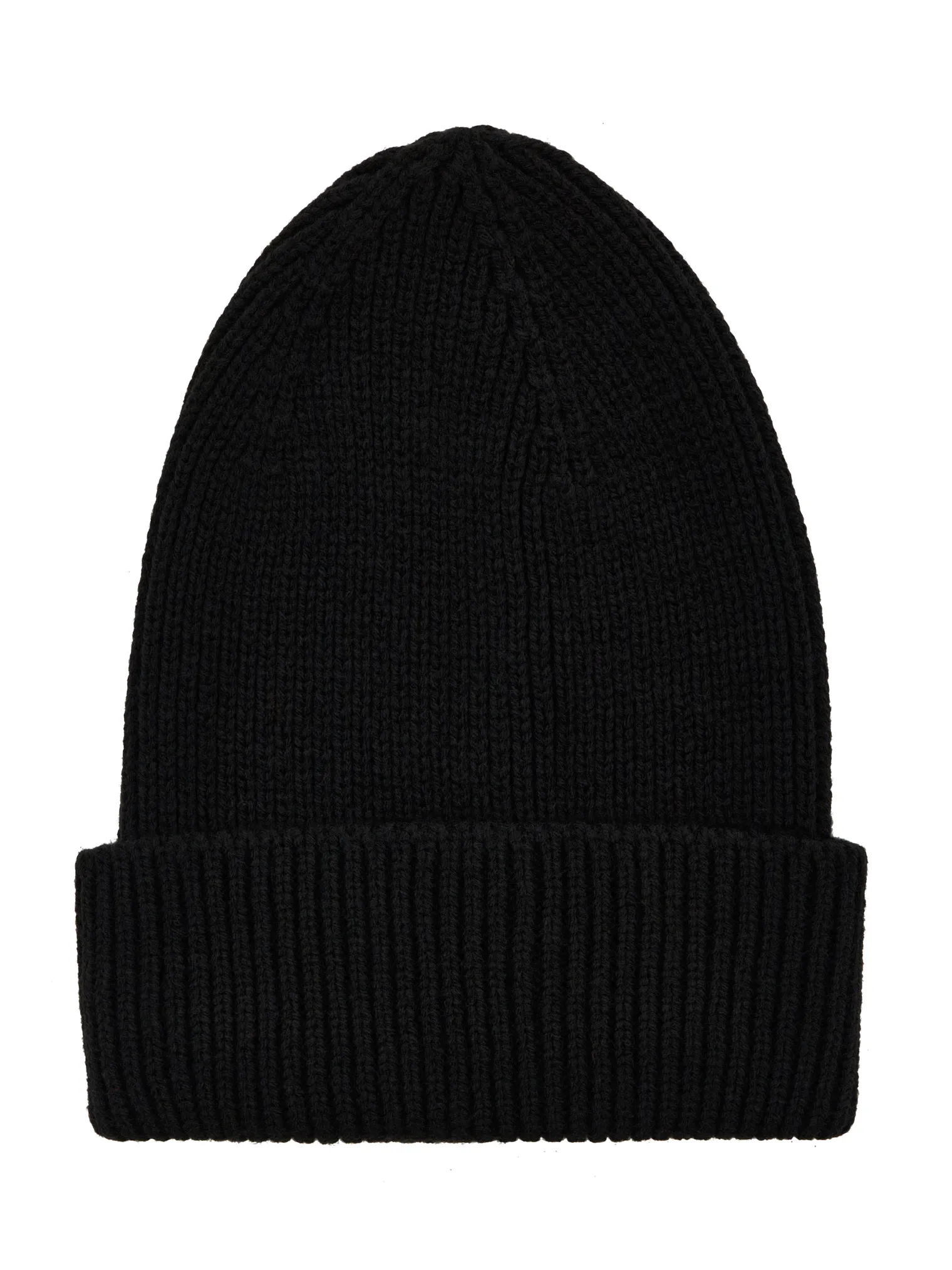 Шапка из шерсти мериноса чёрного цвета фото 1