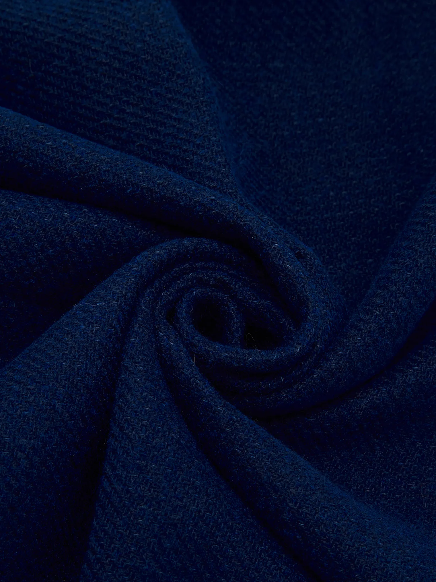 Палантин двусторонний синего цвета фото 1