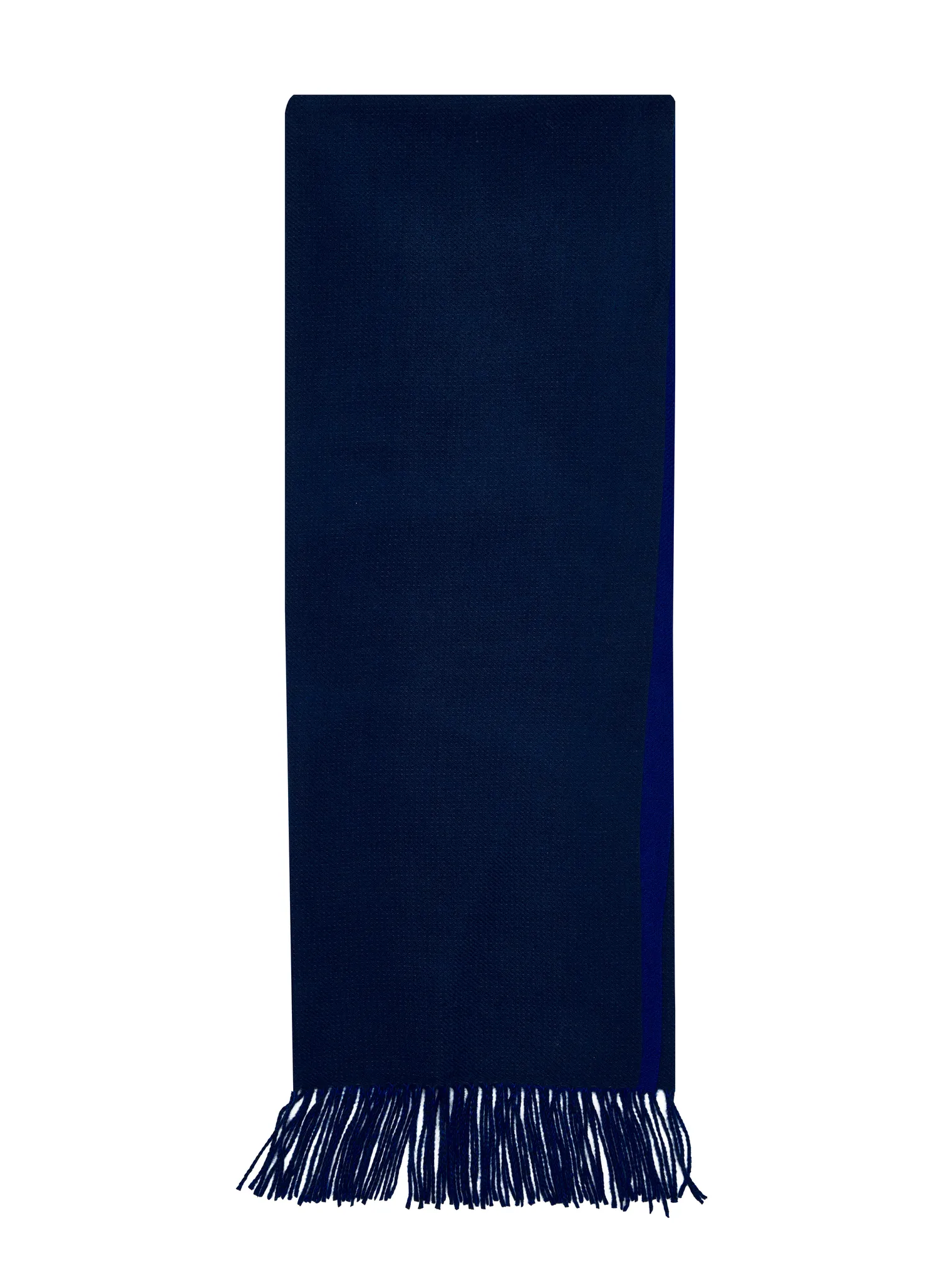 Палантин двусторонний синего цвета фото 2