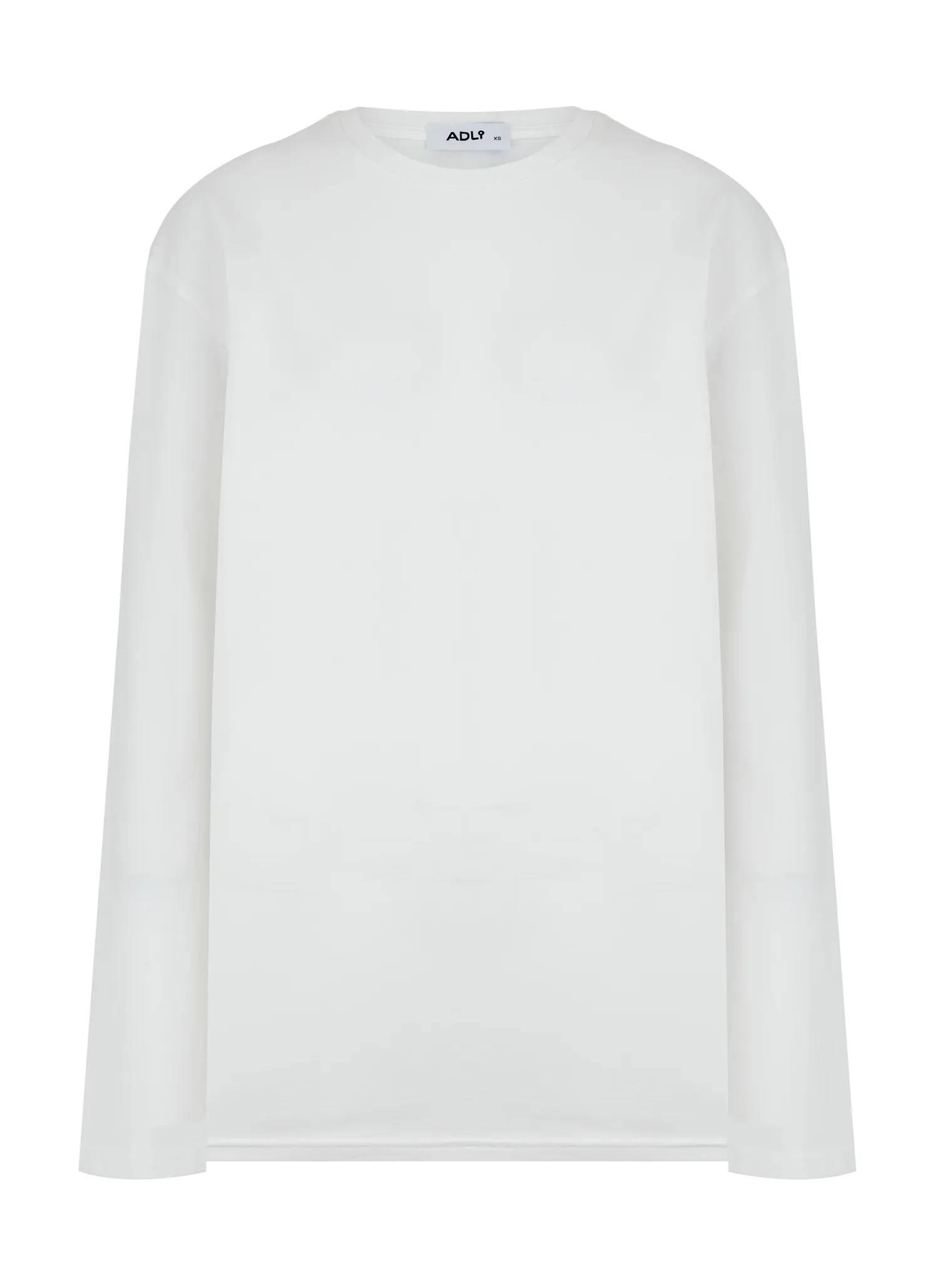 Лонгслив свободного кроя цвета тофу фото 1